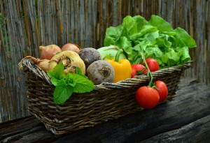 Gesunde Ernährung durch Gemüse und Obst